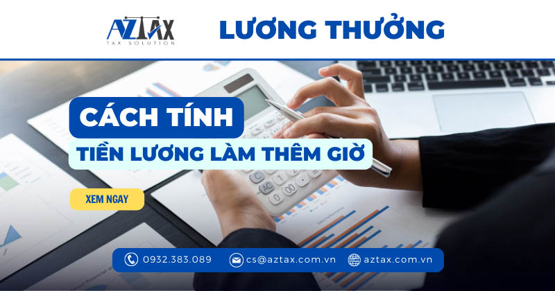 cach tinh tien luong lam them gio