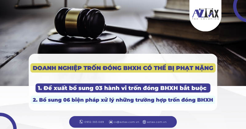 doanh nghiep tron dong bhxh co the bi phat nang