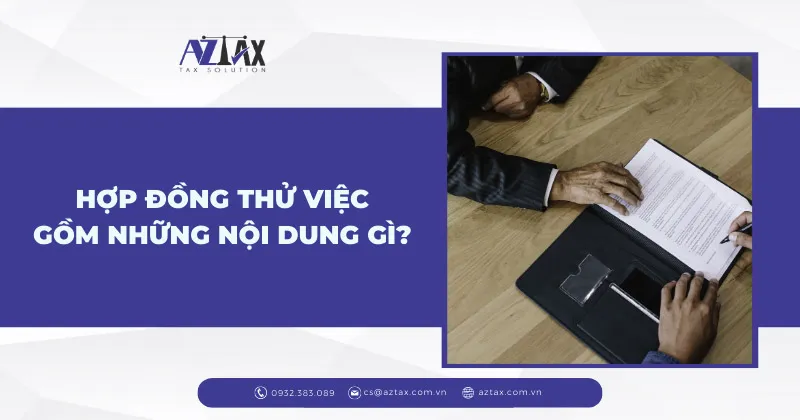 hop dong thu viec gom nhung noi dung gi
