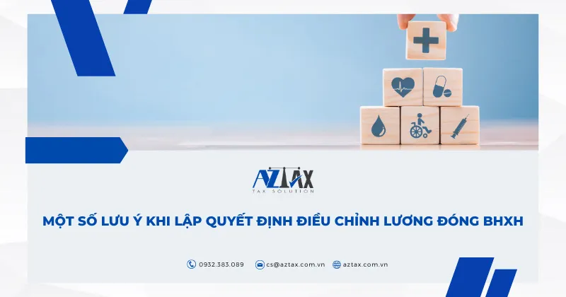 quyết định điều chỉnh mức đóng bhxh