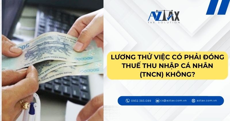 Lương thử việc có phải đóng thuế thu nhập cá nhân (TNCN) không?