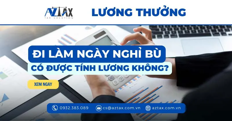 ngay nghi bu co duoc tinh luong khong