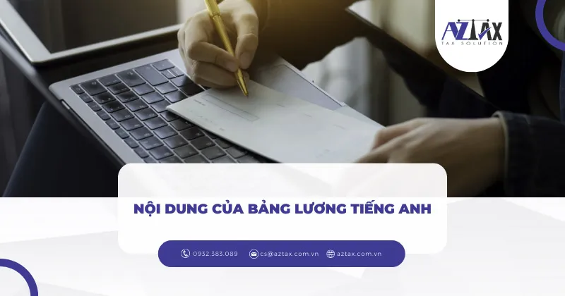 noi dung cua bang luong tieng anh