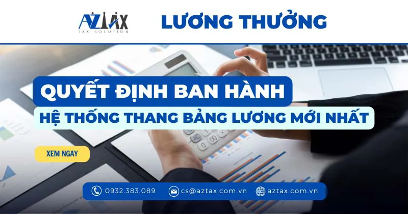 quyet dinh ban hanh he thong thang bang luong mới nhất