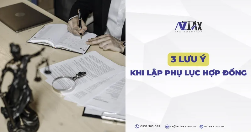3 luu y khi lap phu luc hop dong