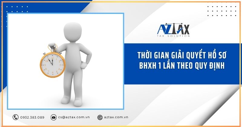 Thời gian giải quyết hồ sơ BHXH 1 lần theo quy định