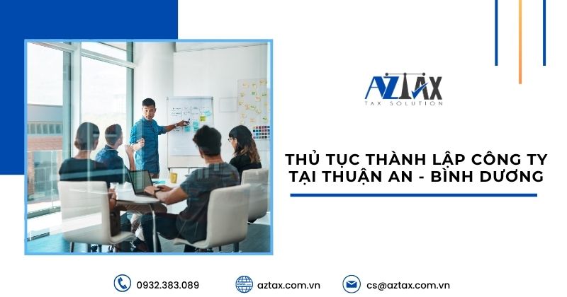 Thủ tục thành lập công ty tại Thuận an - Bình Dương