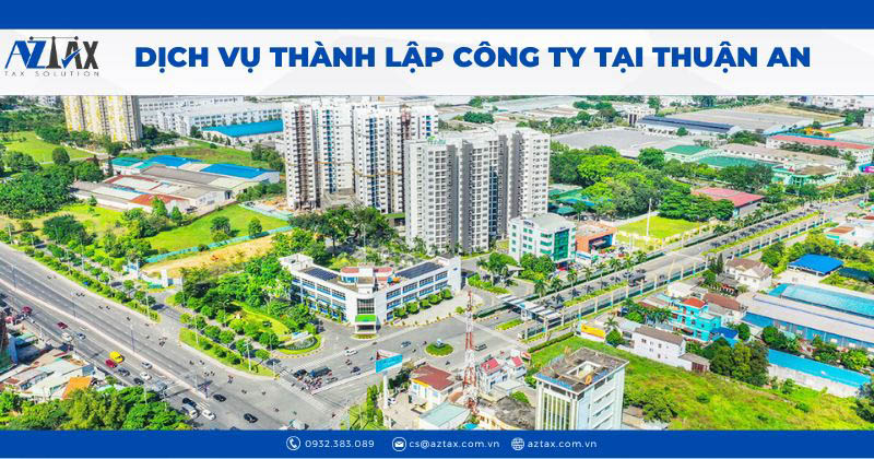 Dịch vụ thành lập công ty tại Thuận An