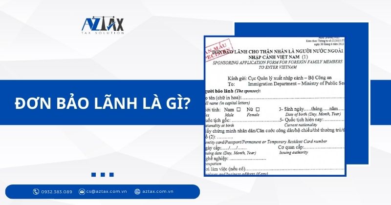 Đơn bảo lãnh là gì?