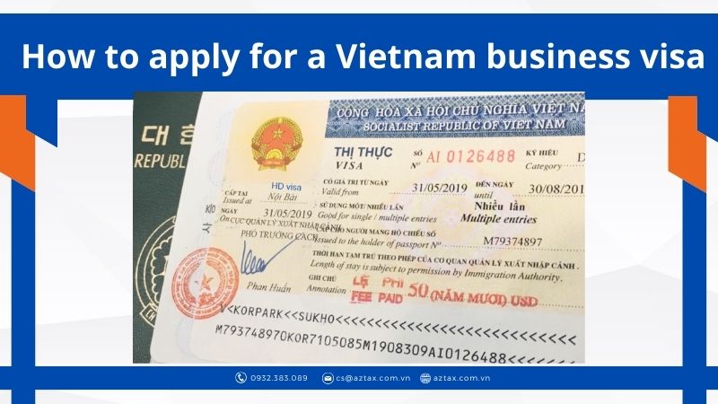 How to apply for a business visa vietnam 2019