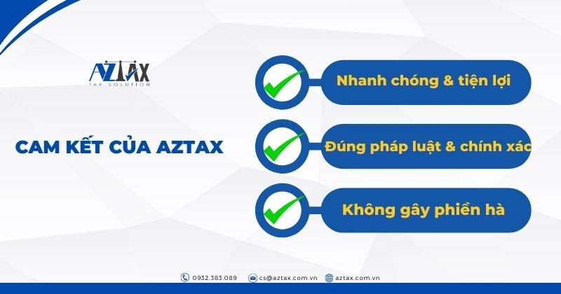 Cam kết của AZTAX về dịch vụ mở công ty tại quận 11