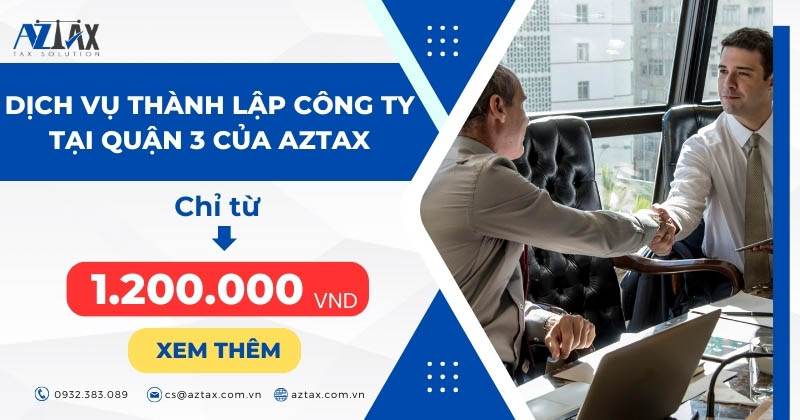 Chi phí dịch vụ tư vấn thành lập công ty tại quận Gò Vấp của AZTAX như thế nào?