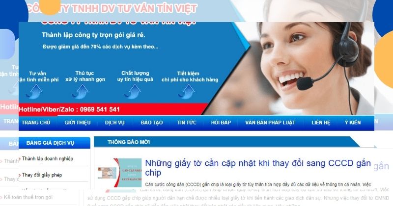 Công ty TNHH dịch vụ tư vấn Tín Việt