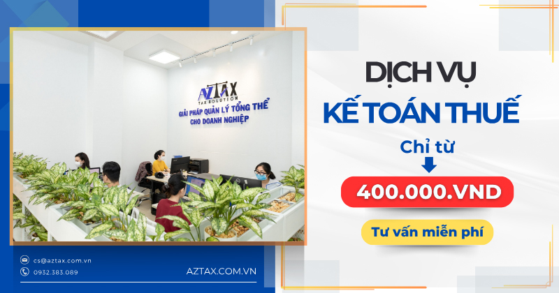 Dịch vụ kế toán AZTAX là một trong các công ty dịch vụ kế toán tại tpHCM hàng đầu
