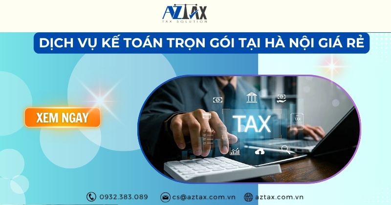 Dịch vụ kế toán trọn gói tại Hà Nội giá rẻ