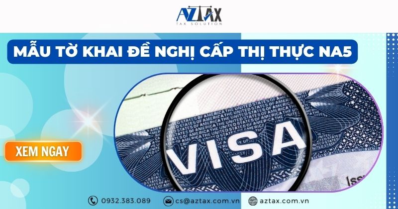 tờ khai đề nghị cấp thị thực na5