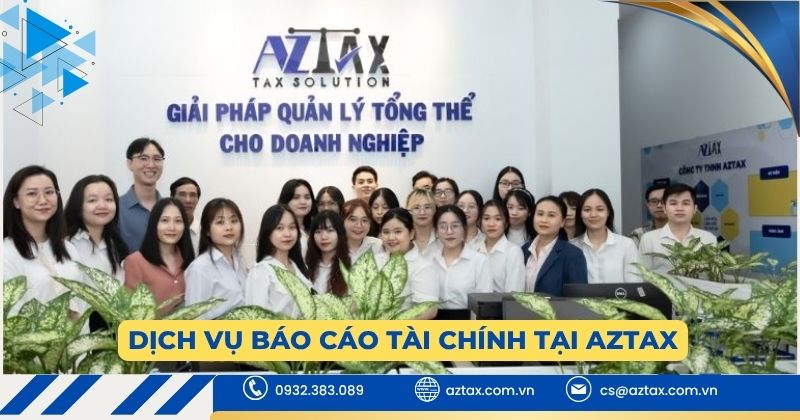 Dịch vụ báo cáo tài chính tại AZTAX