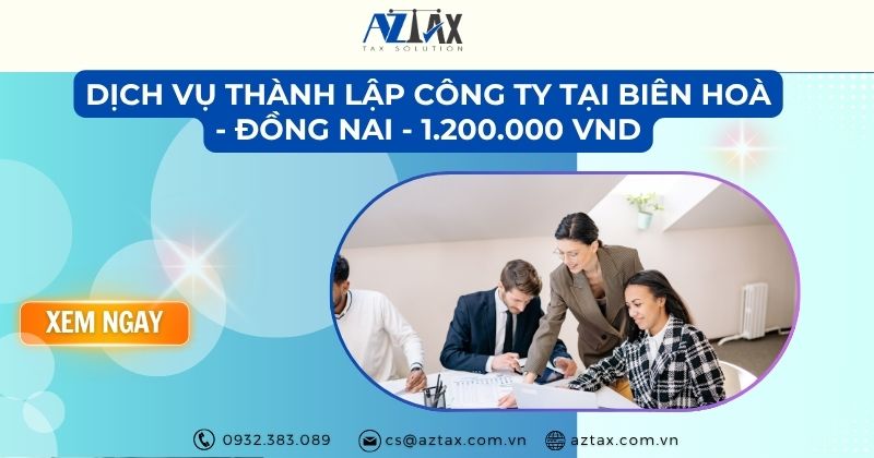 Dịch vụ thành lập công ty tại Biên Hòa