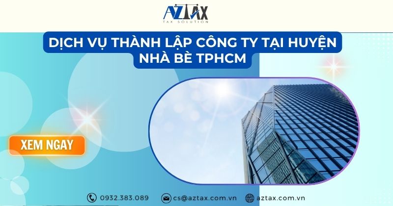 Dịch vụ thành lập công ty tại Huyện Nhà Bè TPHCM