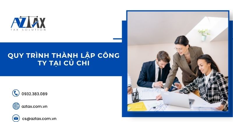 Quy trình thành lập công ty tại Củ Chi