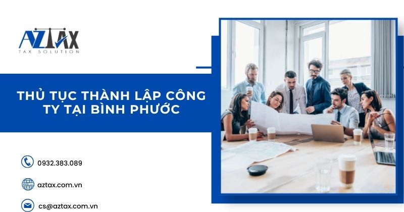 Thủ tục thành lập công ty tại Bình Phước