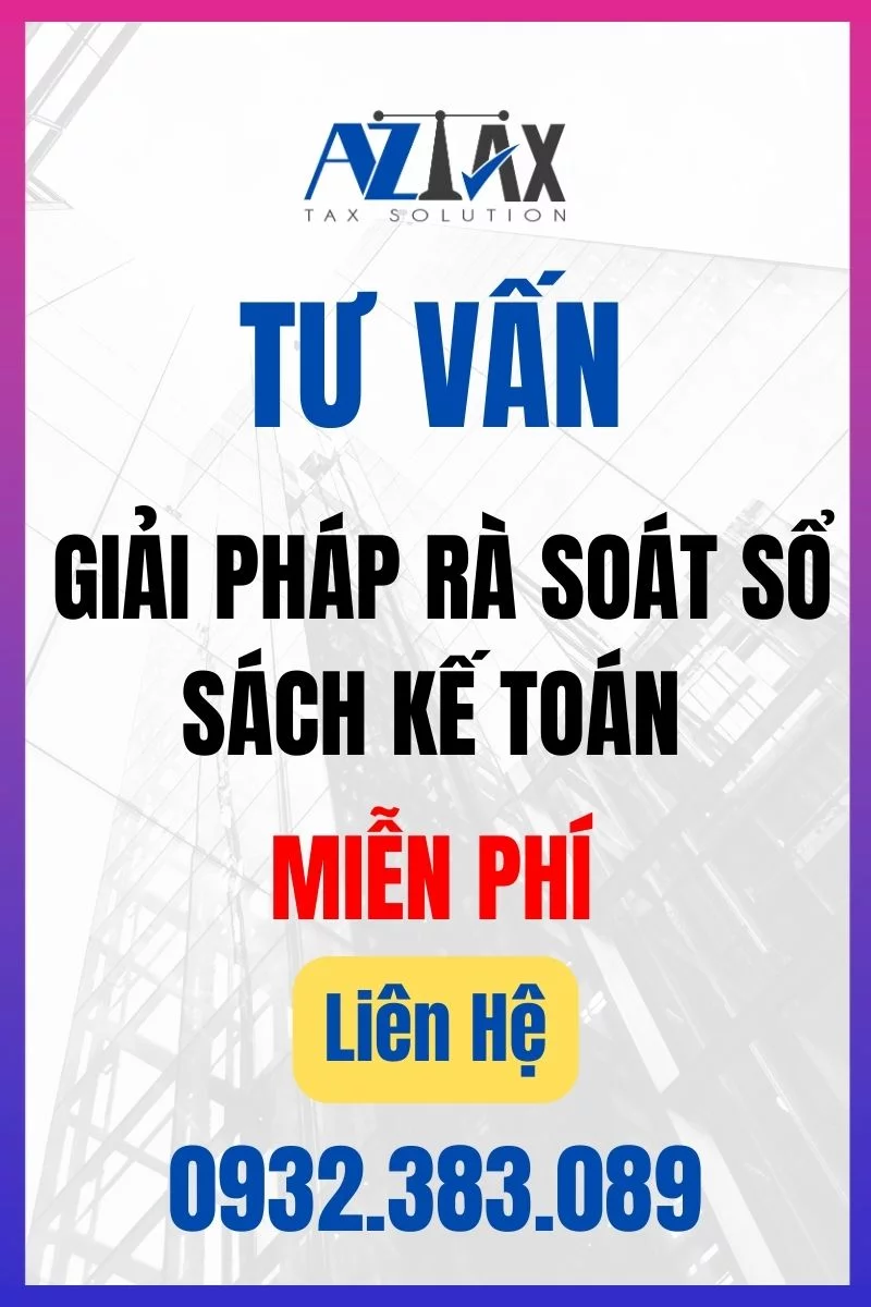 tư vấn dịch vụ rà xoát sổ sách kế toán;