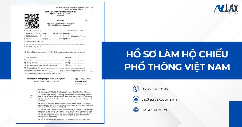 Hồ sơ làm hộ chiếu phổ thông Việt Nam