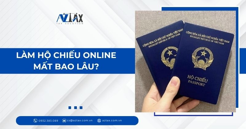 Làm hộ chiếu online mất bao lâu?