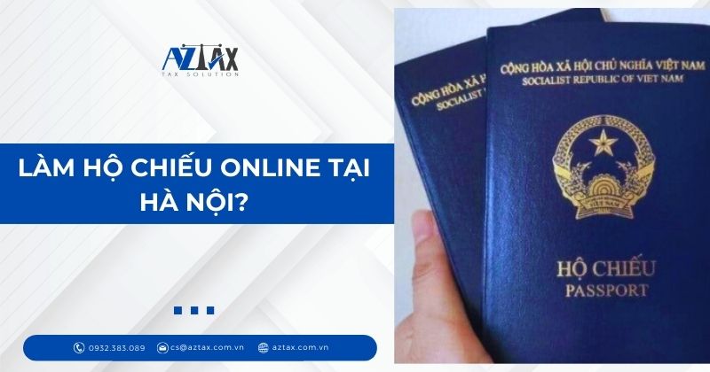 Làm hộ chiếu online tại Hà Nội