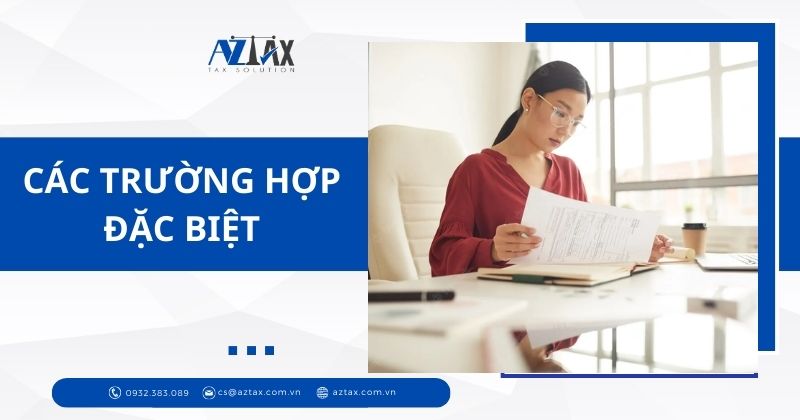 Các trường hợp đặc biệt