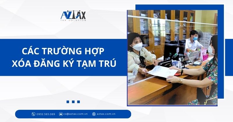 Các trường hợp xóa đăng ký tạm trú