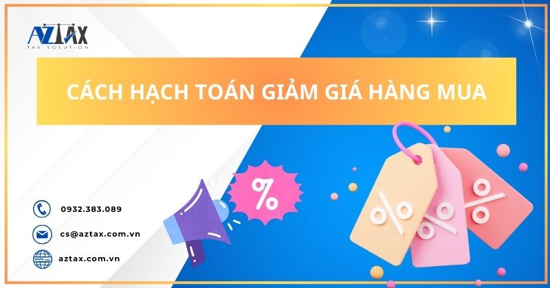 Cách hạch toán giảm giá hàng mua