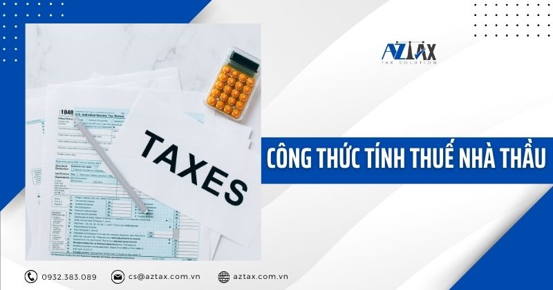 Công thức tính thuế nhà thầu