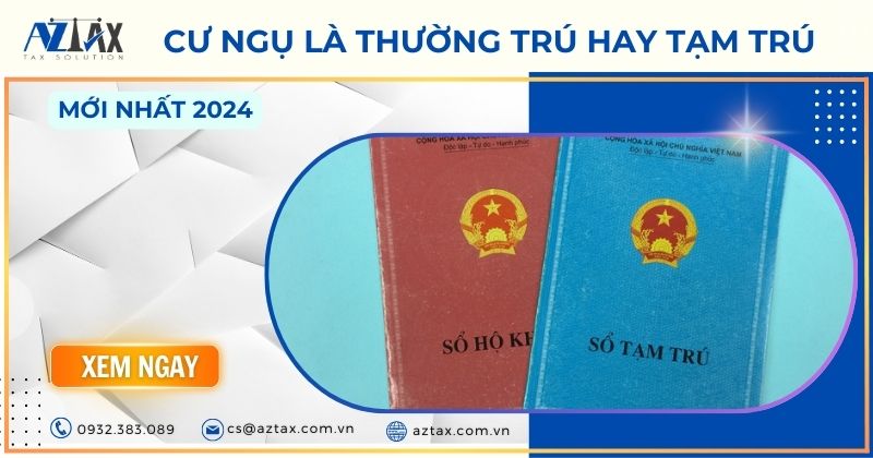 Cư ngụ là thường trú hay tạm trú