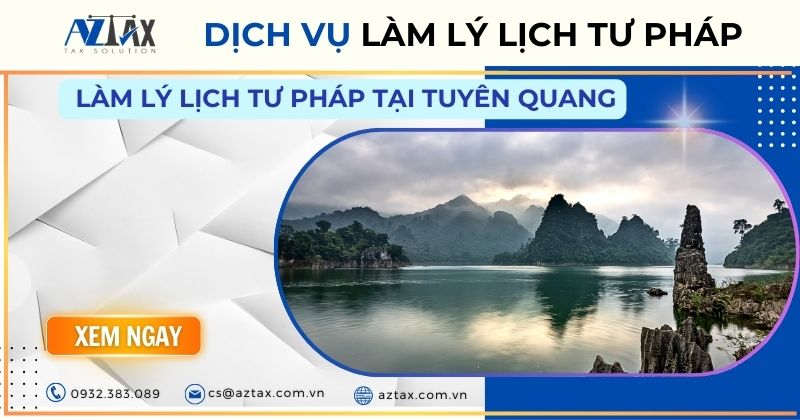 đăng ký lý lịch tư pháp tại tuyên quang;