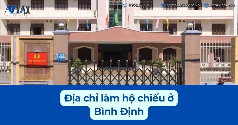 Địa chỉ làm hộ chiếu ở Quy Nhơn - Bình Định