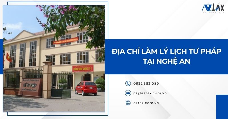 Địa chỉ làm lý lịch tư pháp tại Nghệ An