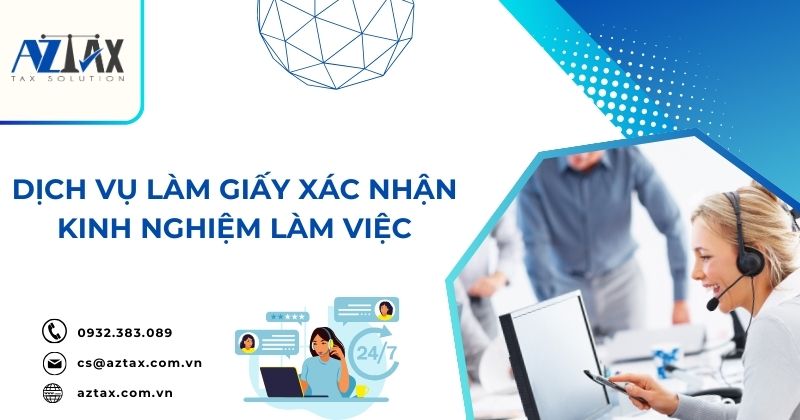 dịch vụ làm giấy xác nhận kinh nghiệm làm việc