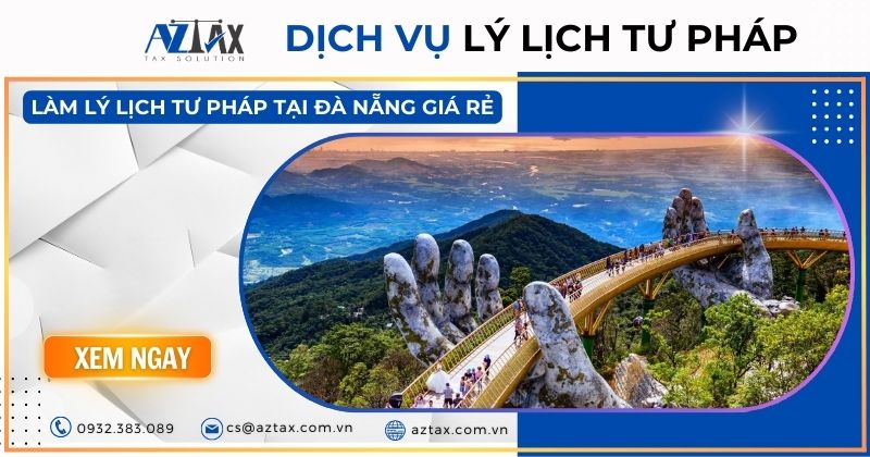 Dịch vụ làm lý lịch tư pháp tại Đà Nẵng giá rẻ