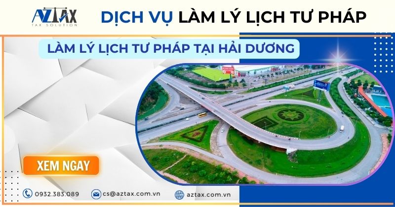 Dịch vụ làm lý lịch tư pháp tại Hải Dương