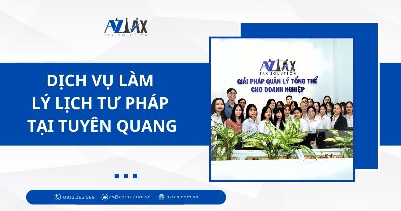 Dịch vụ đăng ký lịch tư pháp tại Tuyên Quang