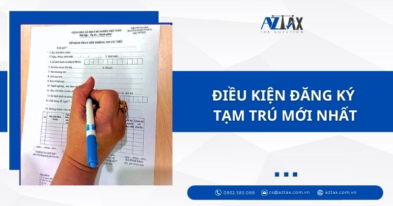 Điều kiện đăng ký tạm trú mới nhất