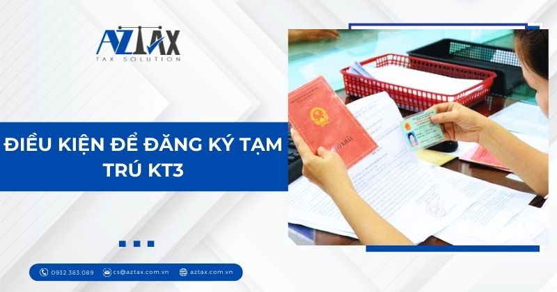 Điều kiện để đăng ký tạm trú KT3