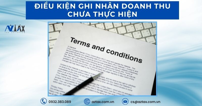 Điều kiện ghi nhận doanh thu chưa thực hiện