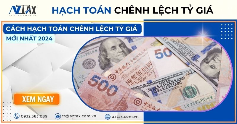 Hạch toán chênh lệch tỷ giá