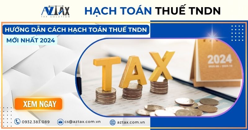 Hạch toán chi phí thuế TNDN