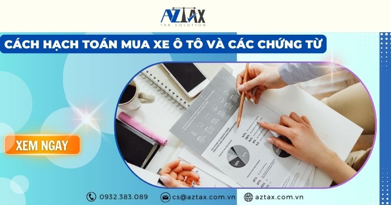 hạch toán mua xe ô tô