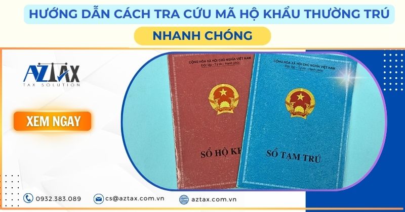 Hướng dẫn cách tra cứu mã hộ khẩu thường trú nhanh chóng