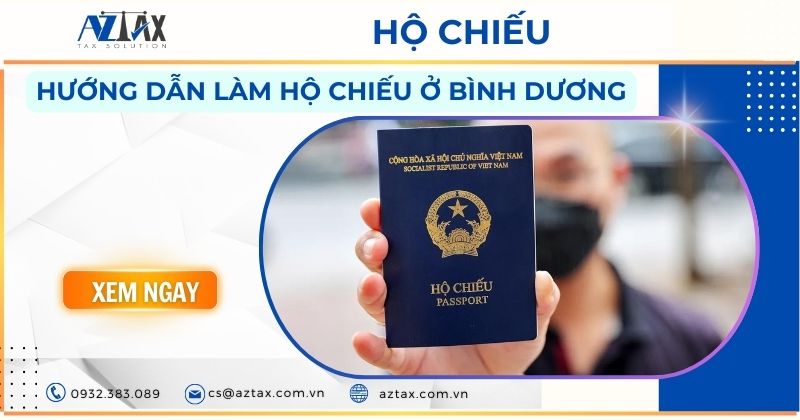 Hướng dẫn làm hộ chiếu ở Bình Dương