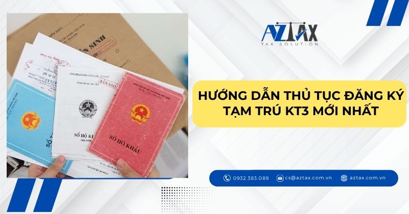 Hướng dẫn thủ tục đăng ký tạm trú KT3 mới nhất